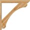 Ekena Millwork Legacy Slat Rough Sawn Outlooker, Western Red Cedar, 6"W x 44"D x 44"H OUT06X44X44LEC06RWR - alternate 2